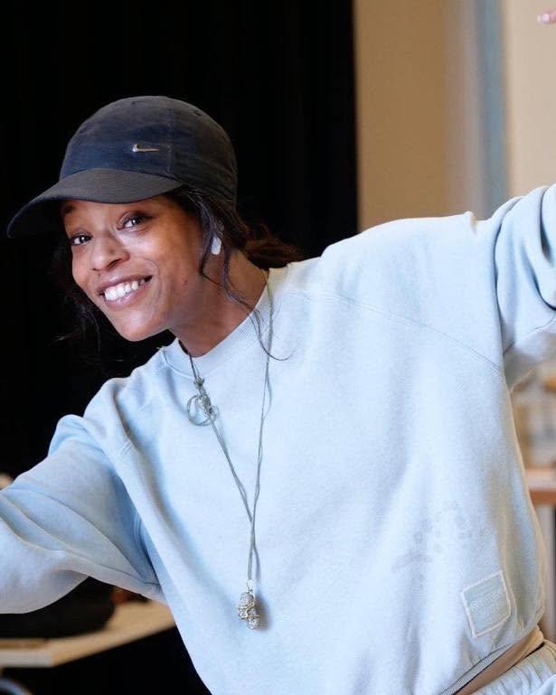A picture of Talieh during a dance workshop