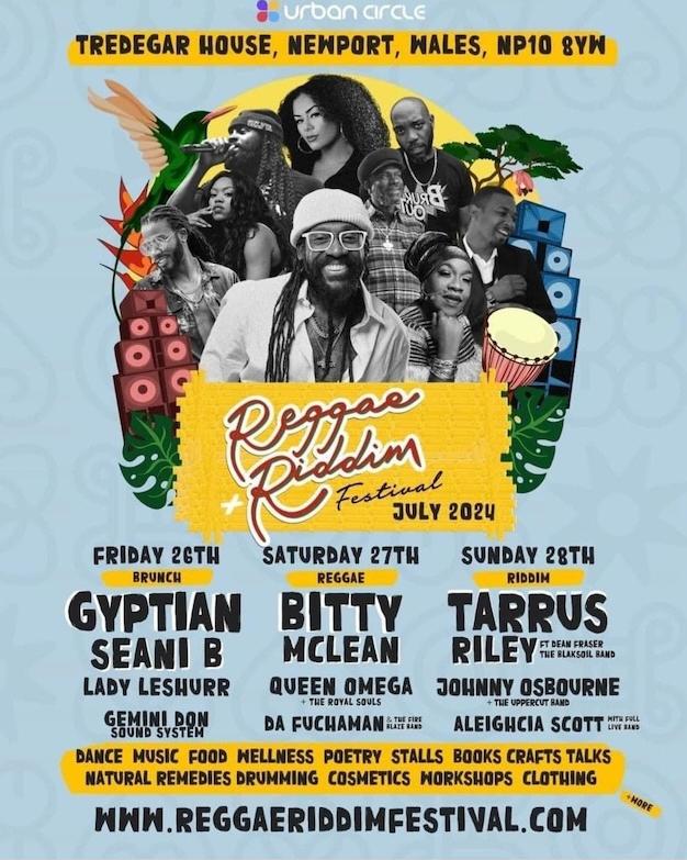 Event poster for Reggae Riddim.