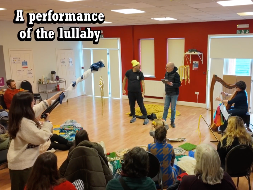 Image of the band practice session